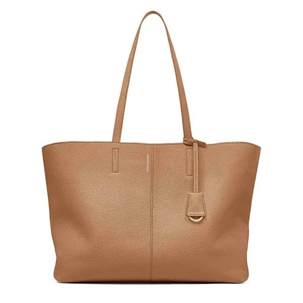 Maison De Sabré Leather Snap Soft Tote Bag